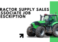 Tractor Supply Sales Associate Job Description