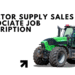 Tractor Supply Sales Associate Job Description